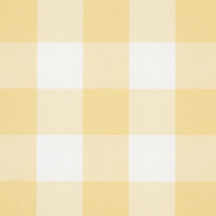 Schumacher Willa Check Small Yellow Wallpaper 5012363