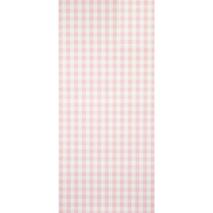 Schumacher Willa Check Small Pink Wallpaper 5012364