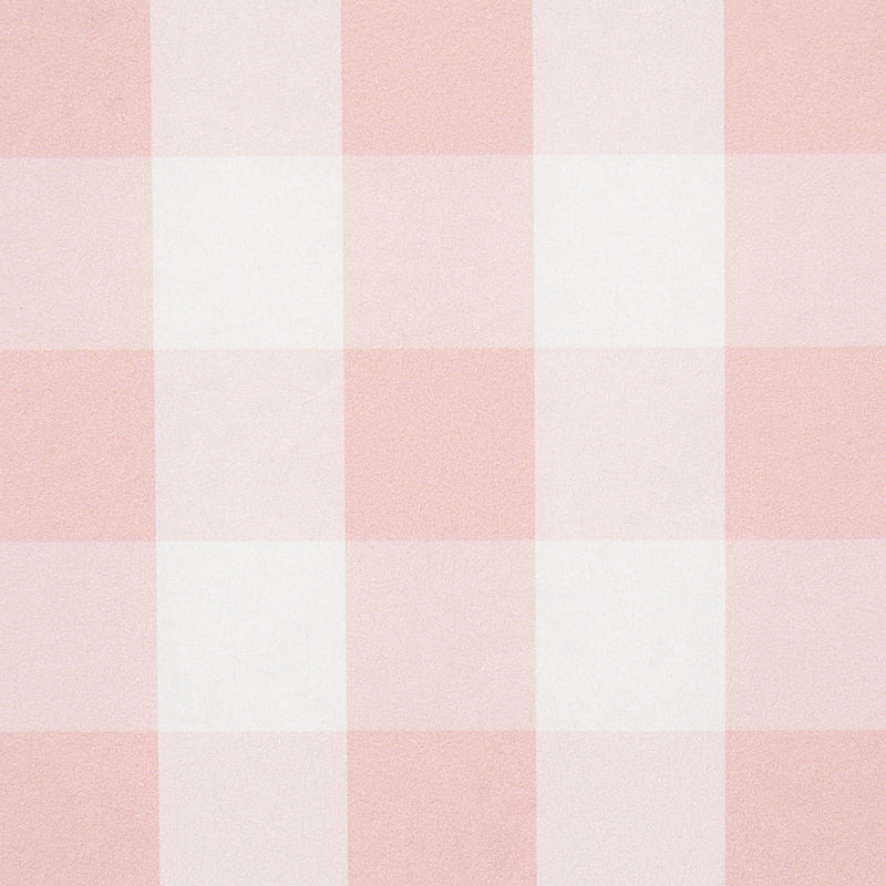 Schumacher Willa Check Small Pink Wallpaper 5012364