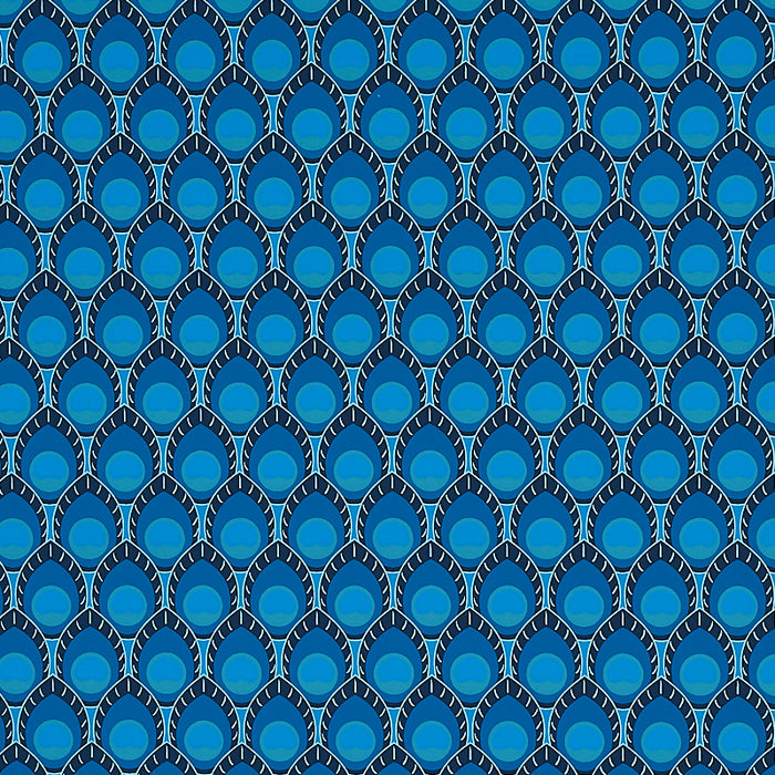 Schumacher Dawnridge Peacock Wallpaper 5012521