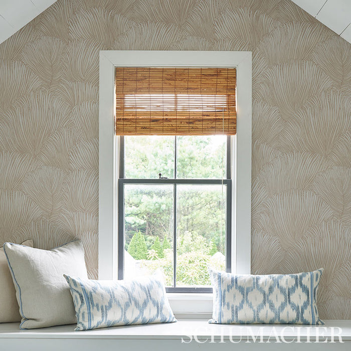 Schumacher Fondale Ivory Wallpaper 5012650