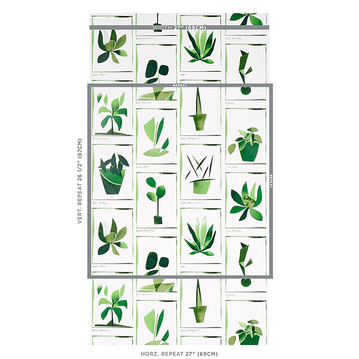 Schumacher Botanicals Greenhouse Wallpaper 5012691