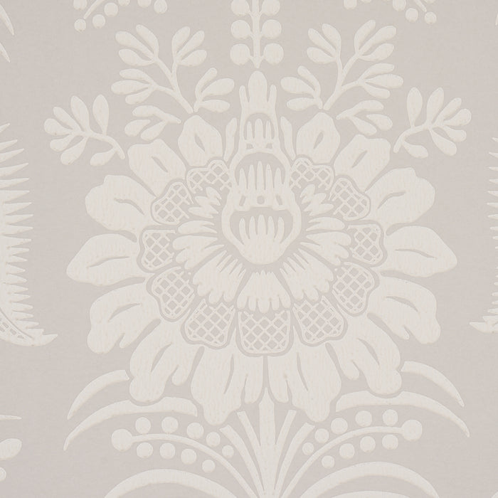 Schumacher Greta Grey Wallpaper 5012721