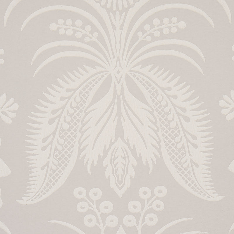 Schumacher Greta Grey Wallpaper 5012721