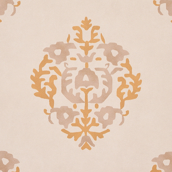 Schumacher Constantine Natural & Ocher Wallpaper 5012880