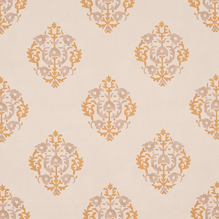 Schumacher Constantine Natural & Ocher Wallpaper 5012880