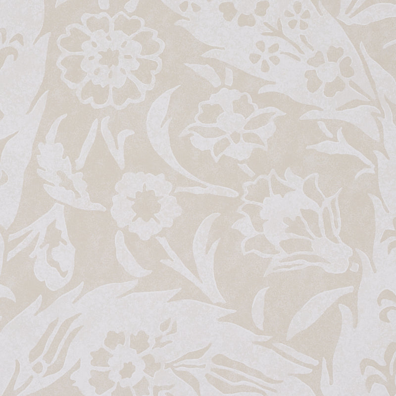 Schumacher Saz Paisley Ivory Wallpaper 5012901