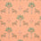 Schumacher Tiger Palm Crimson On Peach Wallpaper 5012920