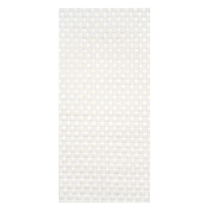 Schumacher Textured Check White Wallpaper 5012970