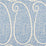 Schumacher Ambala Paisley Sisal Bright Blue Wallpaper 5013030