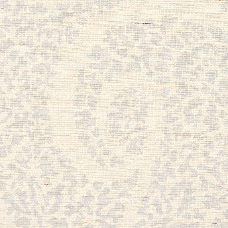 Schumacher Ambala Paisley Sisal Slate Wallpaper 5013031