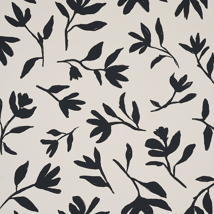 Schumacher Laurel Black Wallpaper 5013071