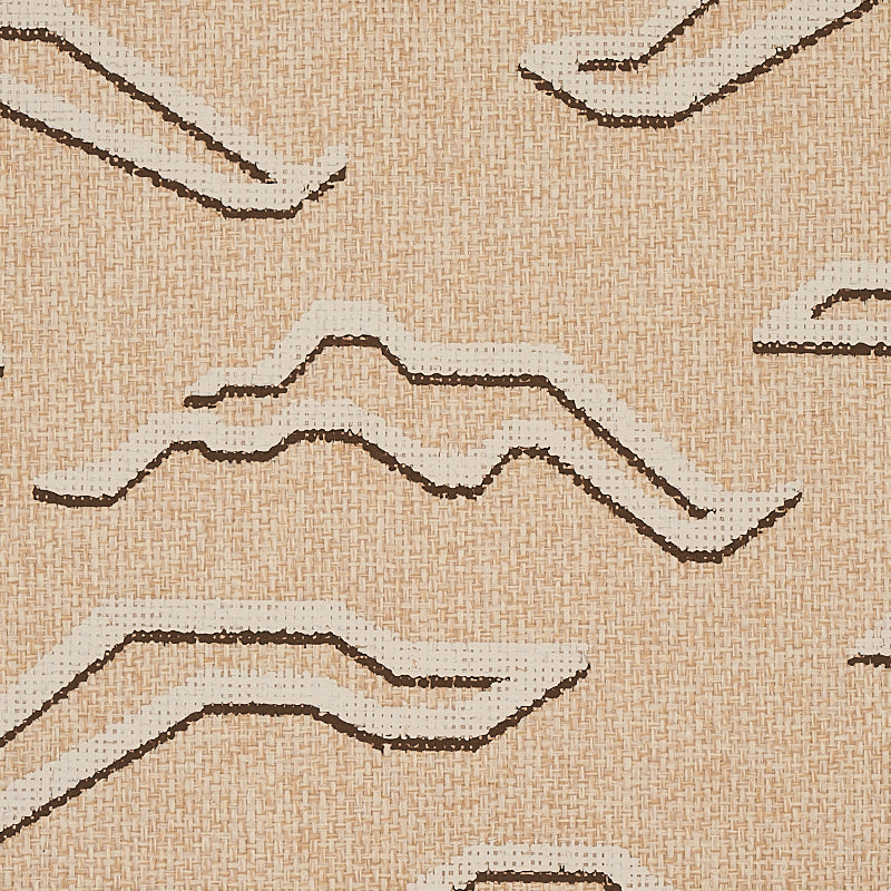 Schumacher Kata Paperweave Oatmeal Wallpaper 5013110