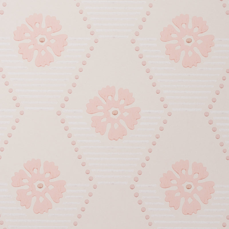 Schumacher Hive Bloom Blush Wallpaper 5013163