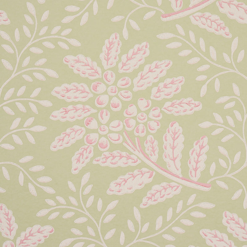 Schumacher Secret Garden Green Wallpaper 5013170