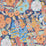 Schumacher Fairie Garden Orange And Navy Wallpaper 5013540