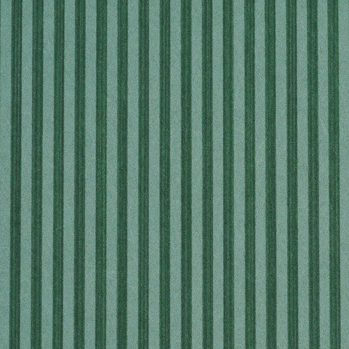 Schumacher Edwin Stripe Narrow Dark Green Wallpaper 5013603