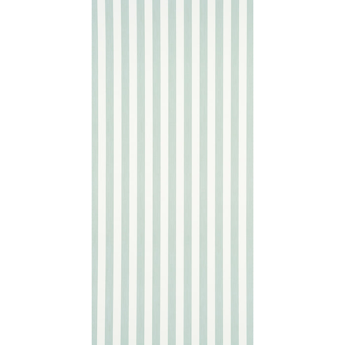 Schumacher Edwin Stripe Medium Eucalyptus Wallpaper 5013613