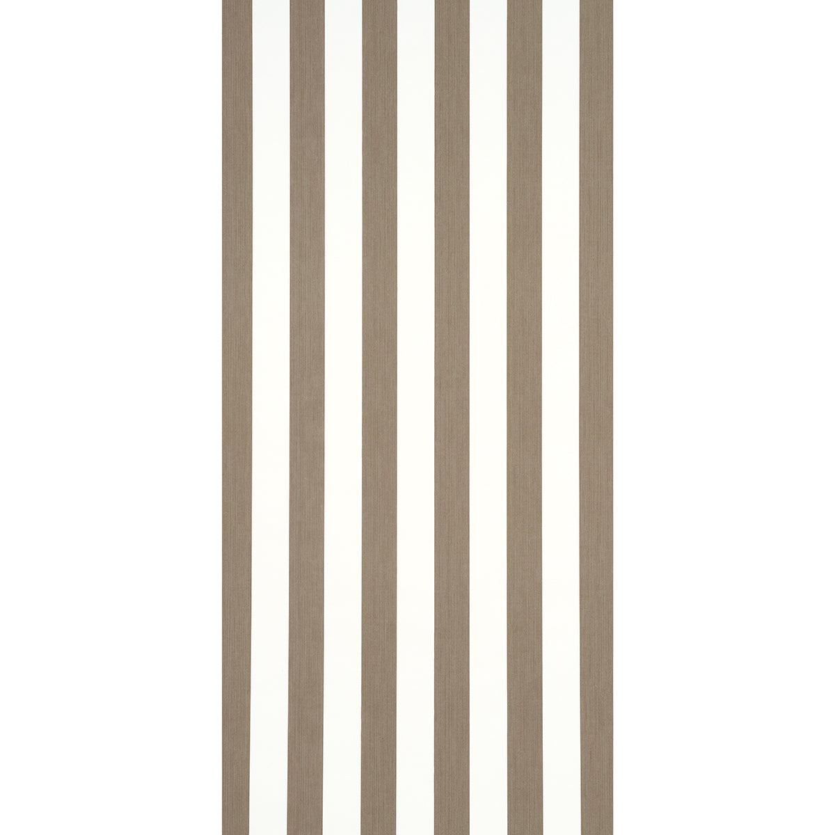 Schumacher Edwin Stripe Wide Mocha Wallpaper 5013621