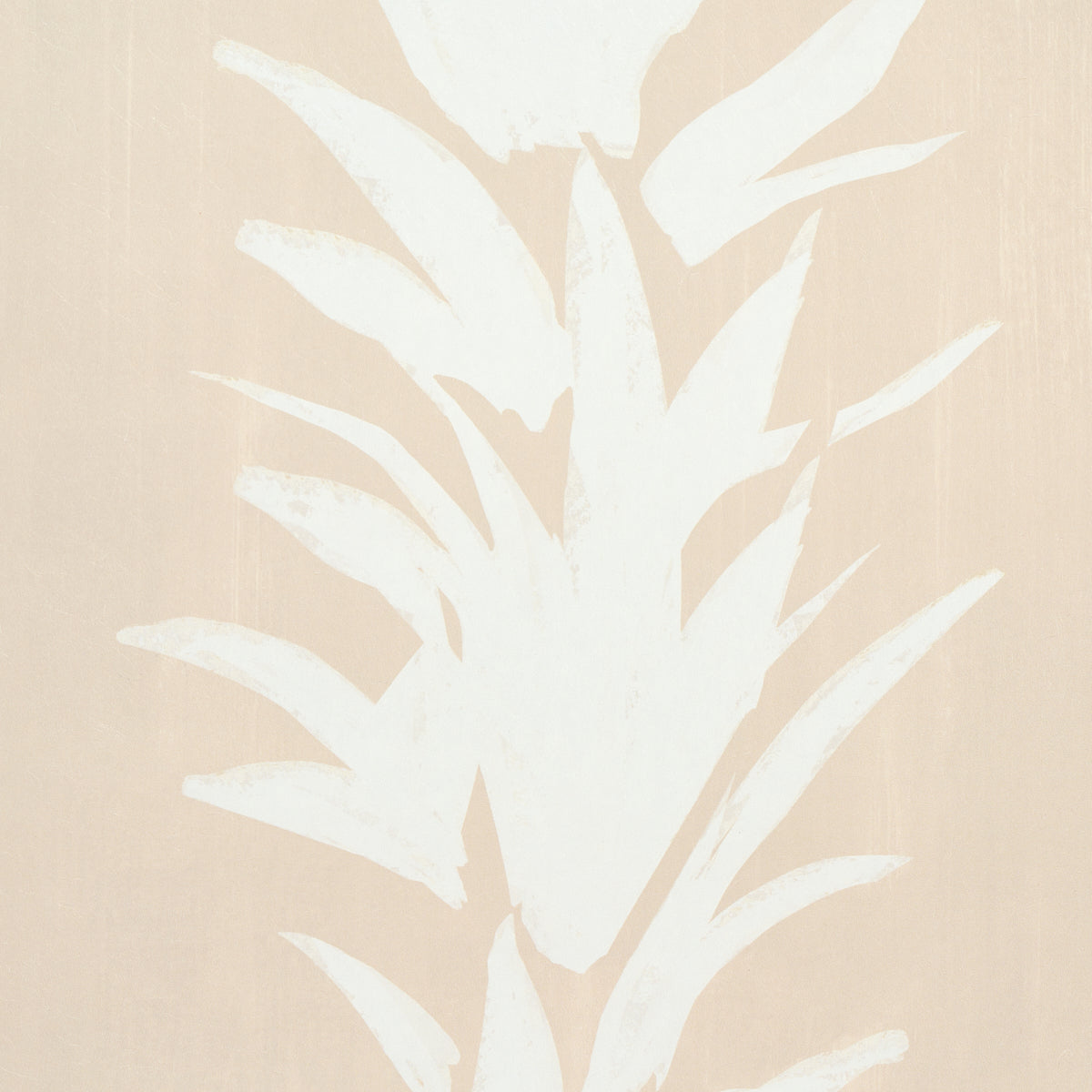 Schumacher White Lotus Sand Wallpaper 5013663