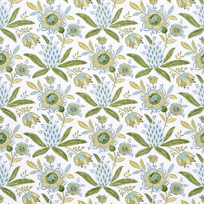 Schumacher Lafayette Botanical Moss Wallpaper Sample 5013751