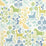 Schumacher Lupita Blues And Greens Wallpaper Sample 5013761