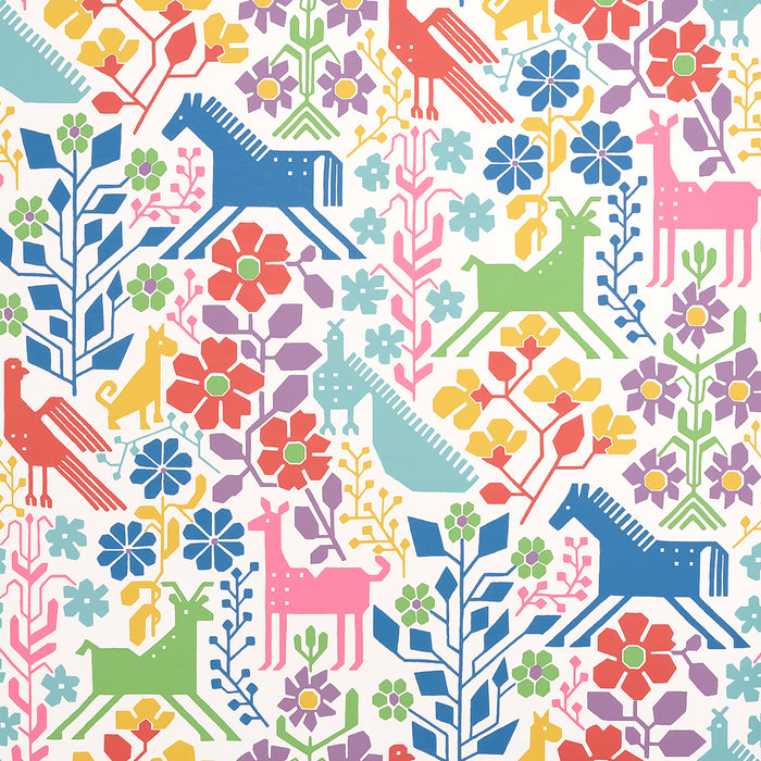 Schumacher Lupita Vibrant Multi Wallpaper 5013762