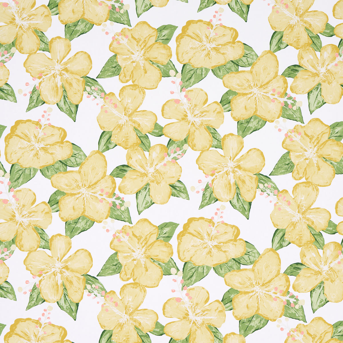 Schumacher Fabienne Yellow Wallpaper 5013812