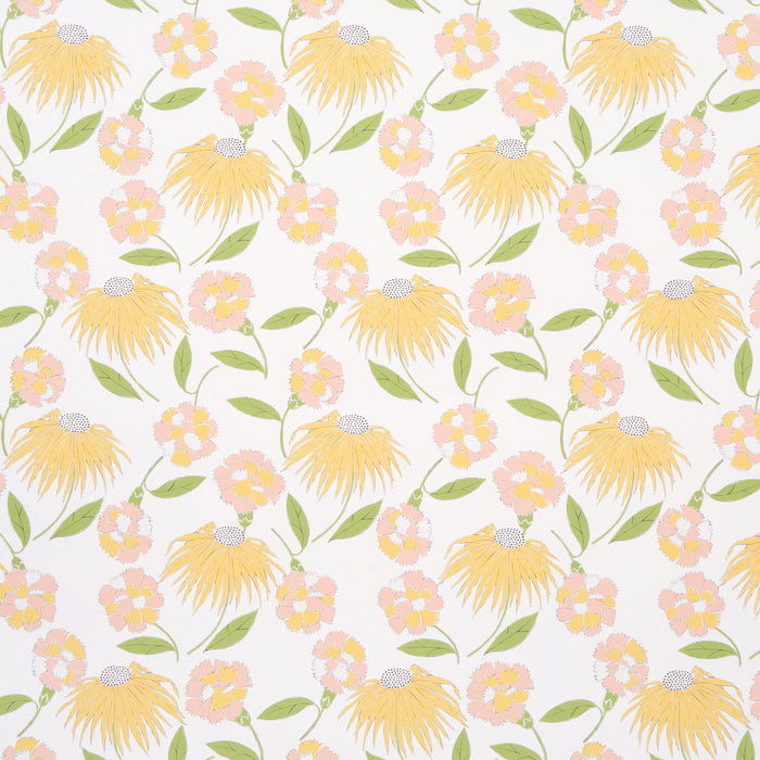 Schumacher Bouquet Toss Pink Lemonade Wallpaper 5013840