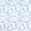 Schumacher Bouquet Toss Afternoon Blue Wallpaper 5013841