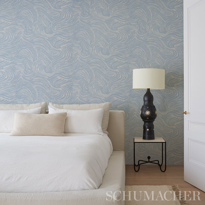 Schumacher Shio Sky Wallpaper 5013850