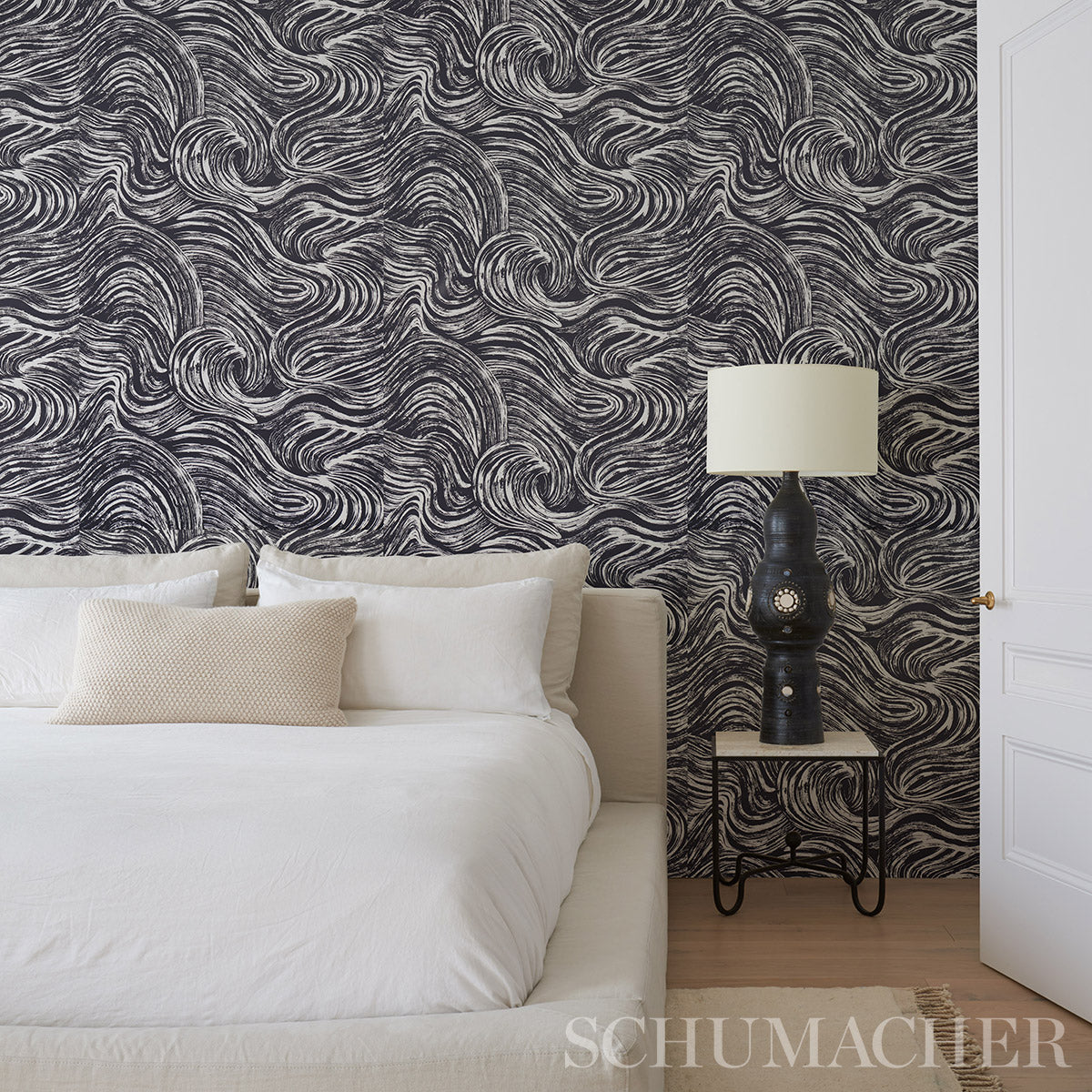 Schumacher Shio Carbon Wallpaper Sample 5013853