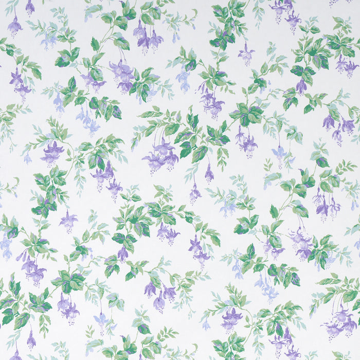 Schumacher Garden Gate Violet Wallpaper Sample 5013870