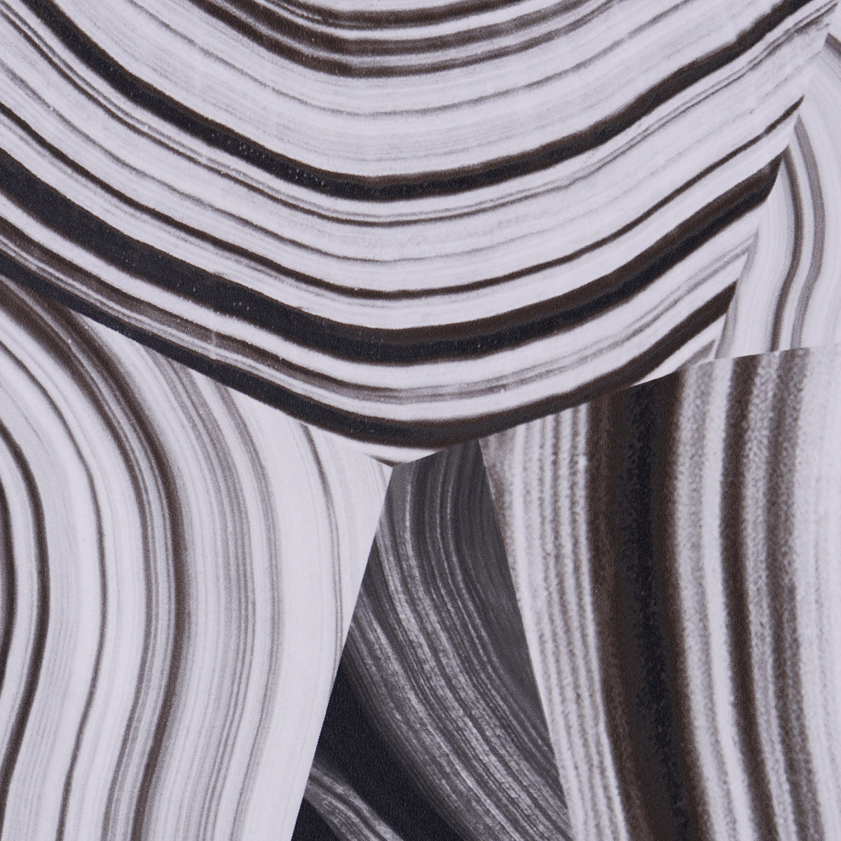 Schumacher Agate Slice Black And White Wallpaper 5013890