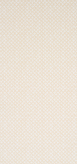 Schumacher Emerson Ivory On Beige Wallpaper 5013941