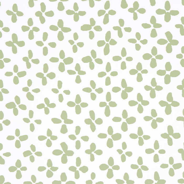 Schumacher Emerson Green On Ivory Wallpaper Sample 5013942