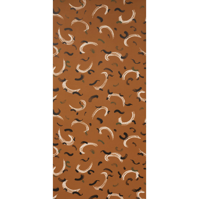 Schumacher Brushmark Gold Wallpaper 5013960