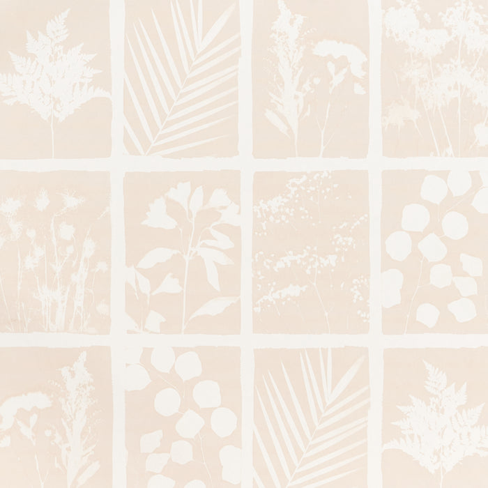 Schumacher Cyanotype Panel Natural Wallpaper 5013971