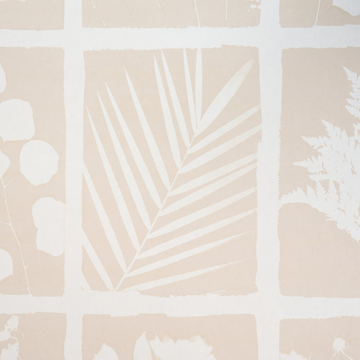 Schumacher Cyanotype Panel Natural Wallpaper 5013971