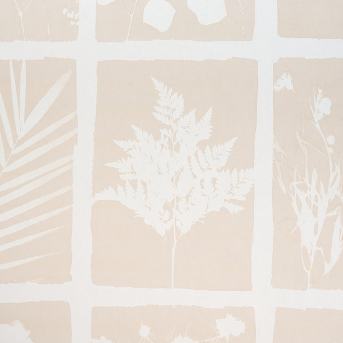 Schumacher Cyanotype Panel Natural Wallpaper 5013971