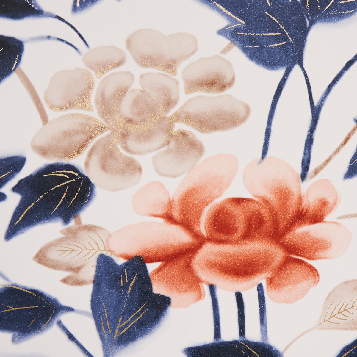 Schumacher Imari Blue Ink Wallpaper 5014050