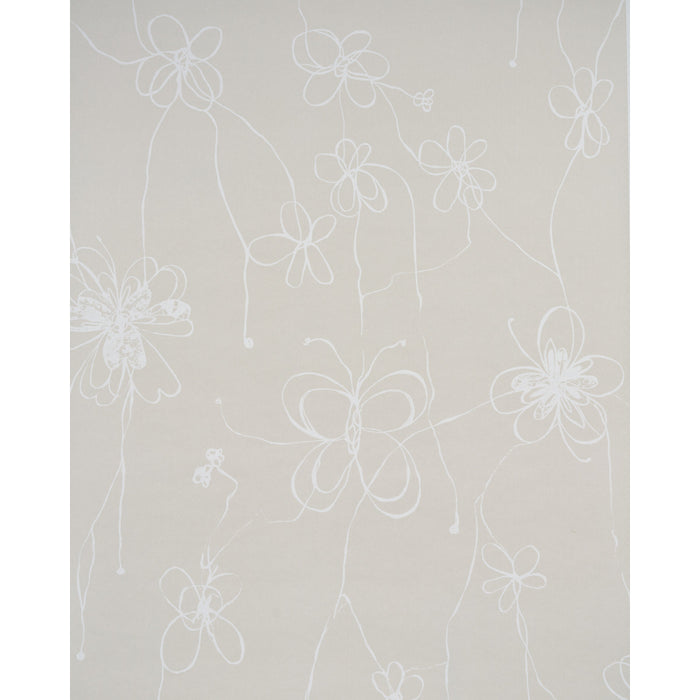 Schumacher Come Back As A Flower Light Neutral Wallpaper 5014092