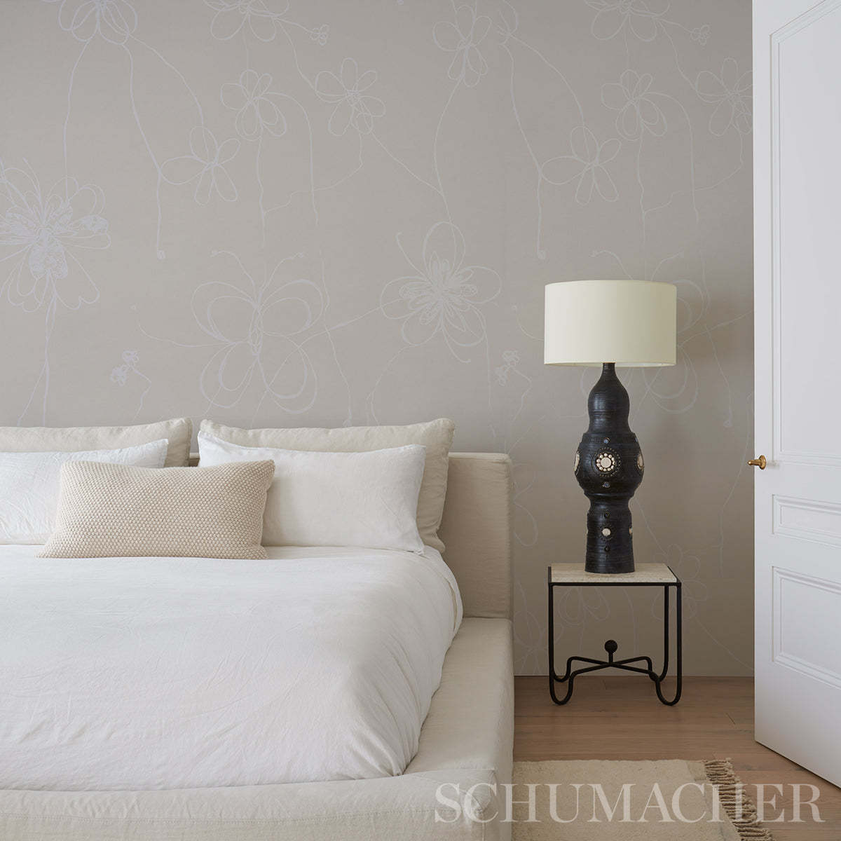 Schumacher Come Back As A Flower Light Neutral Wallpaper 5014092