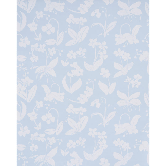 Schumacher Orchids Have Dreams Sky Wallpaper 5014101