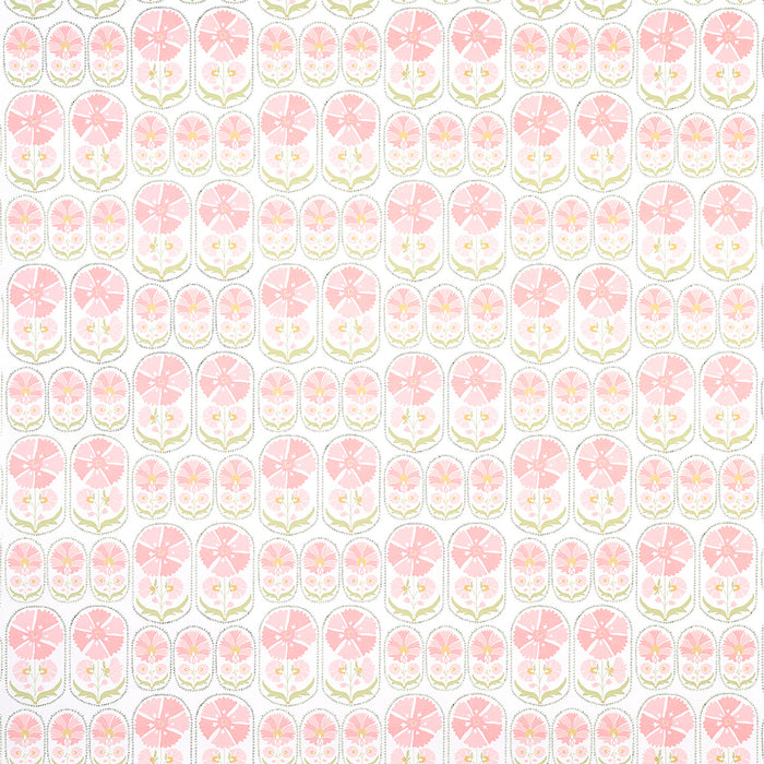 Schumacher Anjuna Floral Blush Wallpaper 5014112