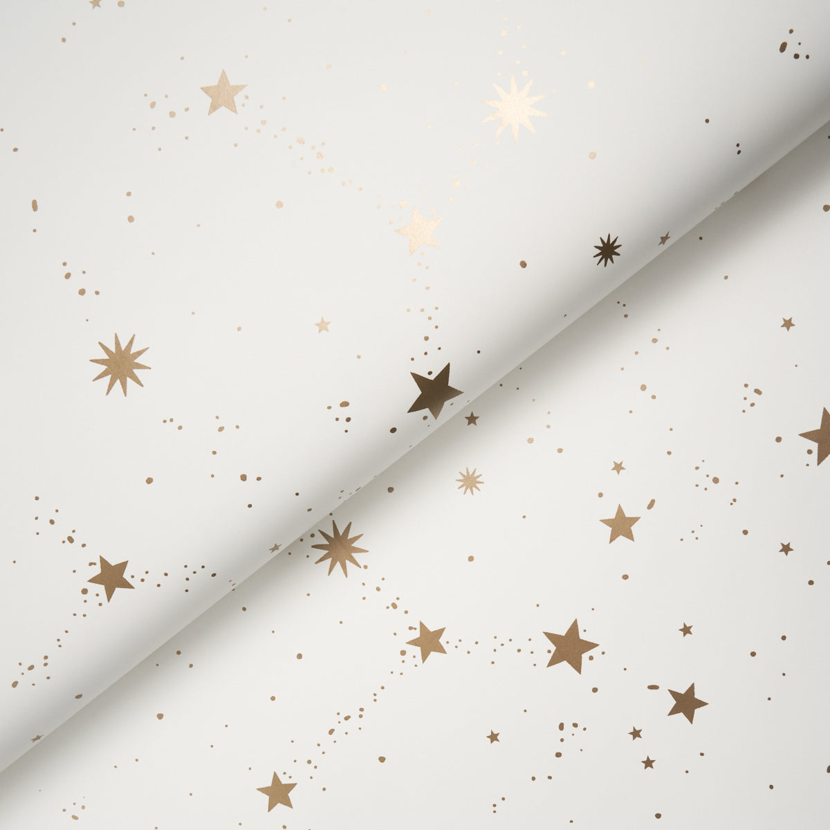 Schumacher Scattered Stars Ivory Wallpaper 5014140