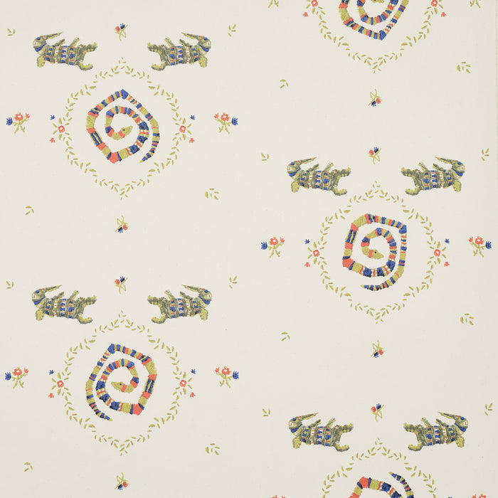 Schumacher Reptilia Bright Multi Wallpaper 5014190