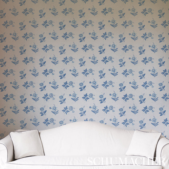 Schumacher Colline Porcelain Wallpaper 5014220