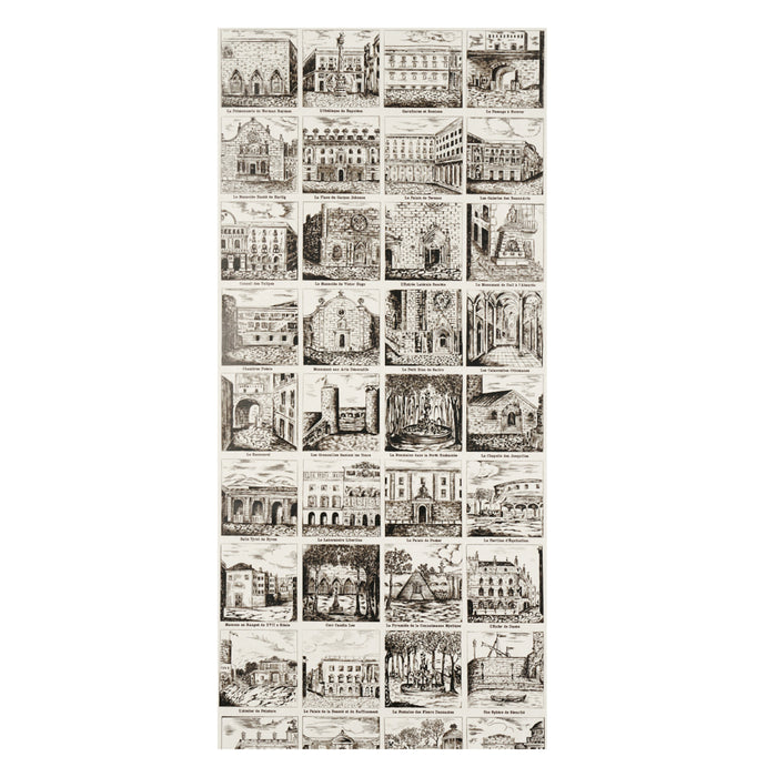 Schumacher Architecturra Newsprint Wallpaper 5014270