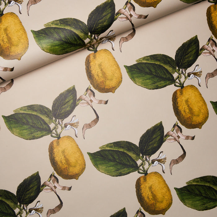 Schumacher Le Citron Natural Wallpaper 5014282